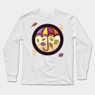 Autumn Umbrella Long Sleeve T-Shirt